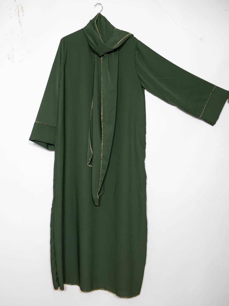 IDEAL OUTFIT - Wholesale Kaftan - Women's - Medina silk abaya for women ref:2377pk14