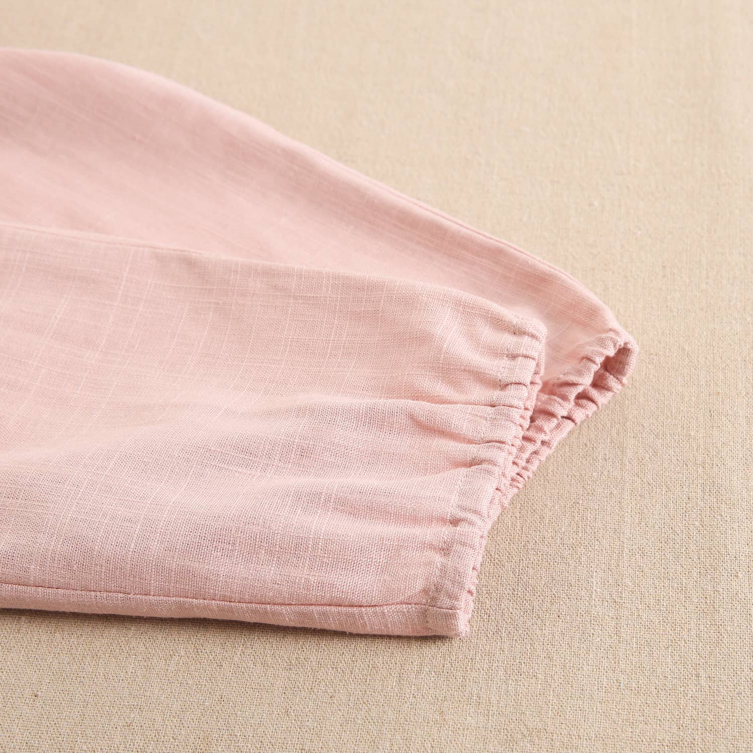 Rose Long Plain Girl's Jumpsuit with Contrast Printed Ruffles for wholesale on Faire6