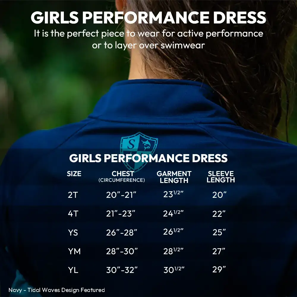 Navy Girl's Performance Dress for wholesale on Faire3