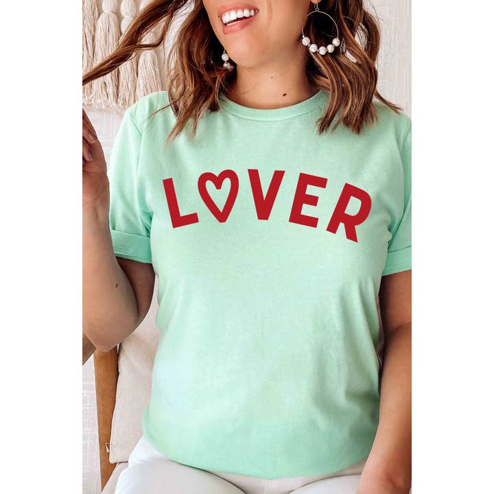 A. BLUSH CO - Wholesale T-Shirt (Graphic) - Women's - LOVER Graphic Tee7