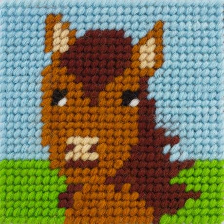 Com'1 Idée - Wholesale Embroidery/Cross Stitch Supplies - Sudan canvas kit | Jumper un amour de cheval1