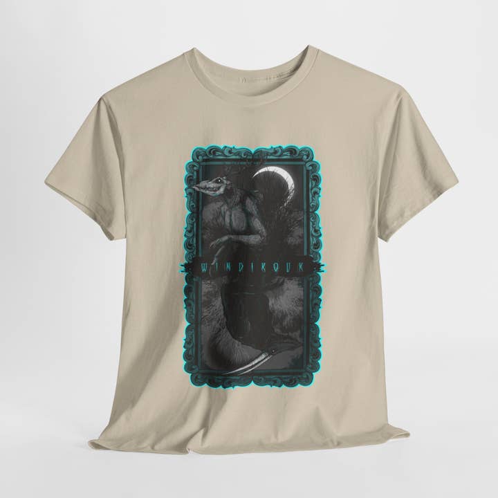LVB Art - Wholesale T-Shirt (Graphic) - Unisex - As Above So Below Wendigo Unisex Heavy Cotton Tee3