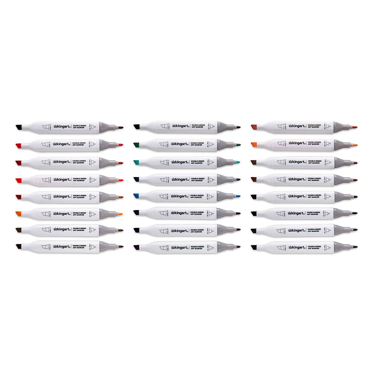 KINGART - Wholesale Marker - Double-Ended Alcohol Markers - 24 Vintage Colors7