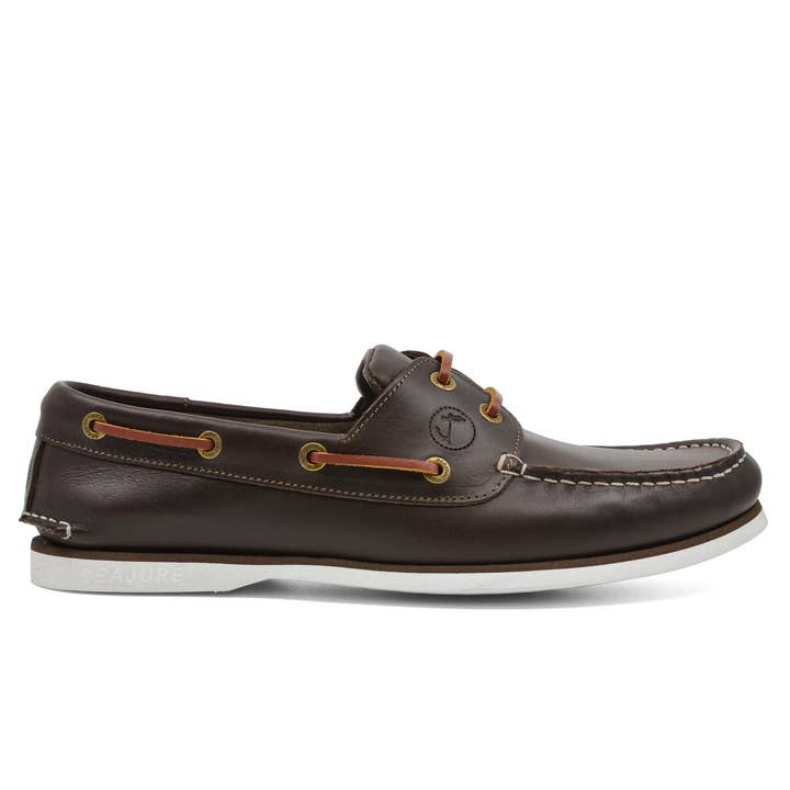 Seajure - Wholesale Boat Shoes - Men's - Men’s Boat Shoes Seajure Forvie Dark Brown Leather4