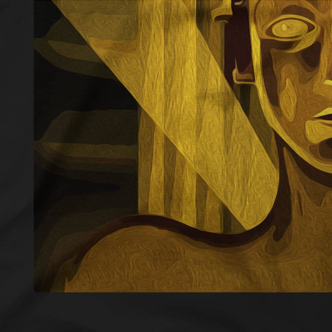 Art-O-Rama Shop – wholesale T-shirt (graphic) – unisex – Metropolis - 1927 Movie Poster Reproduction in Oil Paint T-Shirt1