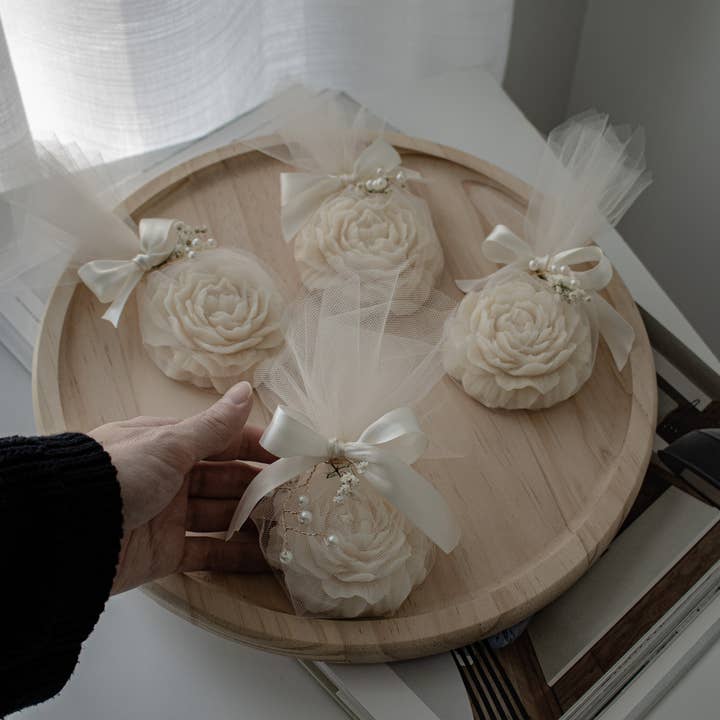 Glowing Harmony Candle Co - Wholesale Sparkler - Peony Gift Candle, Party Favors, Wedding Favors6