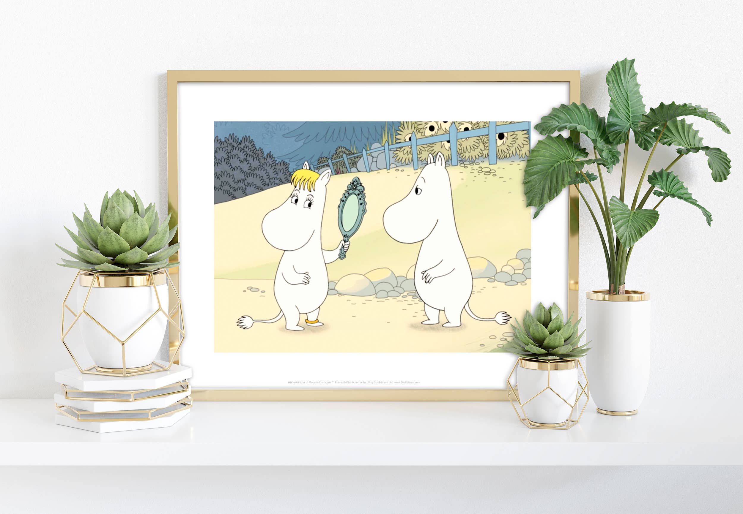 Star Editions - Wholesale Art Print - Look In The Mirror Moomin - 11X14” Premium Art Print
