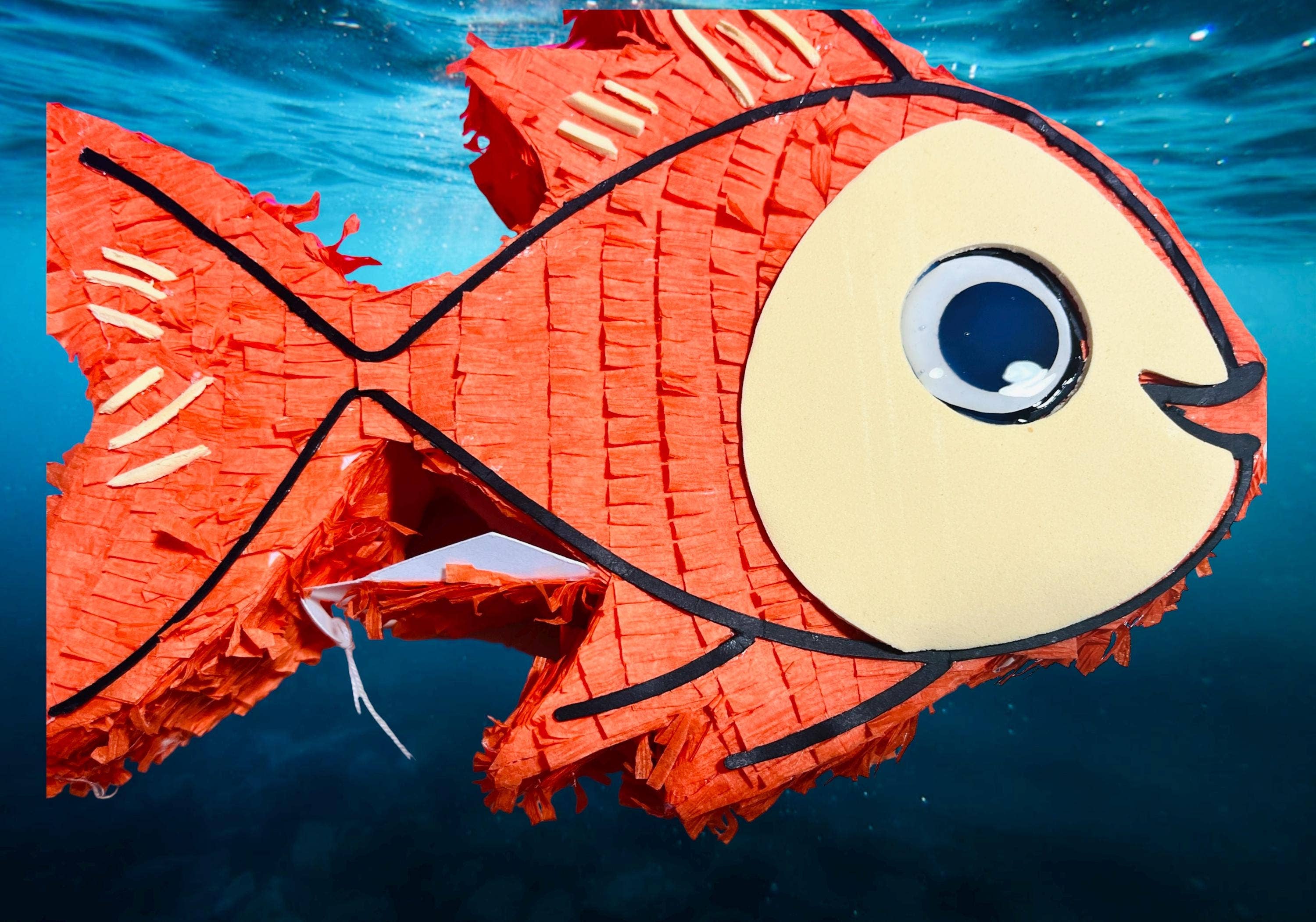 My Soiree Designs - Wholesale Party Favor - Goldfish Mini Pinata for Luau Party or Mermaid Theme2