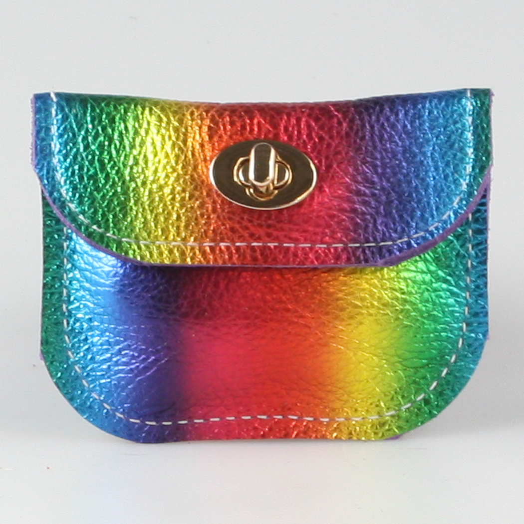 Zina Kao Exclusives - Wholesale Wallet - Women's - The Turnlock Metallic Leather Wallets: 3 sizes!11