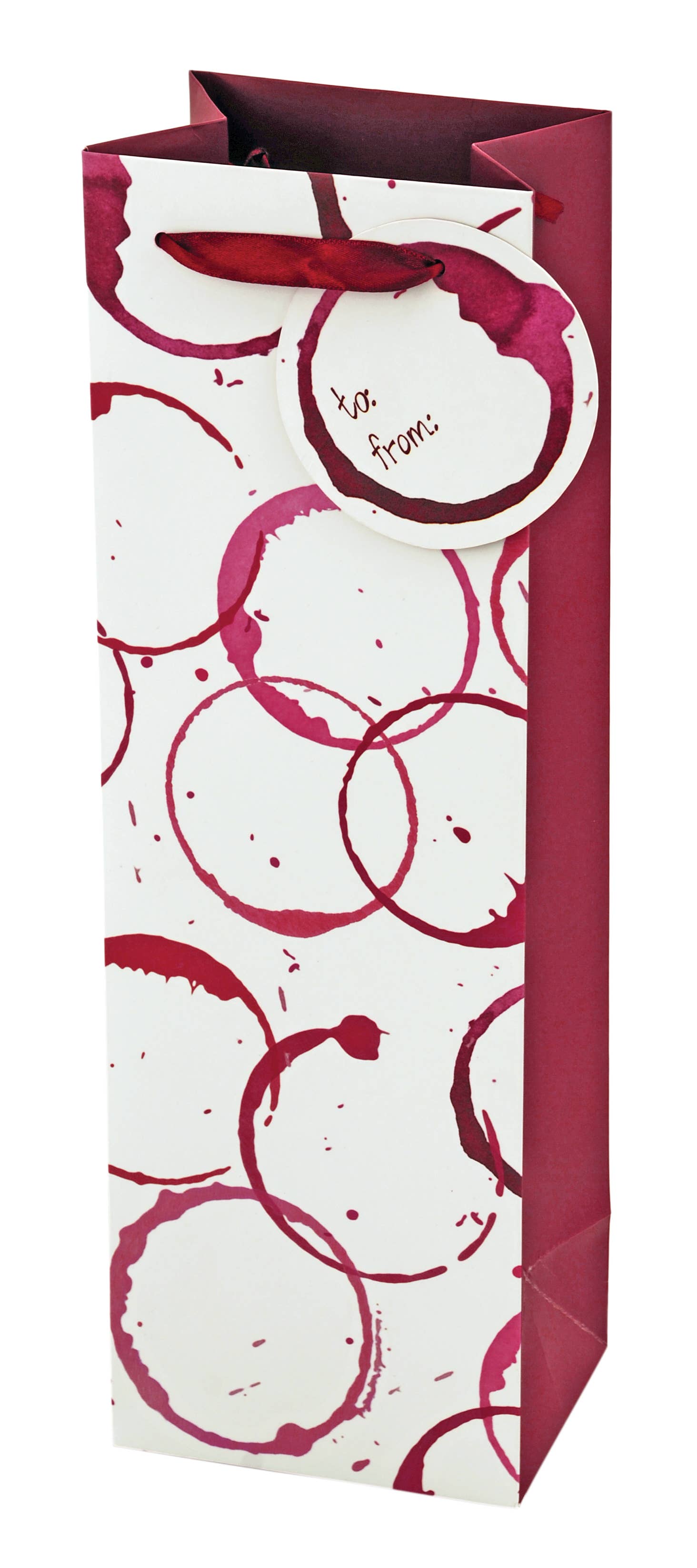 Cakewalk - Wholesale Gift Bag - Wine Stain Wine Bag Single Bottle0