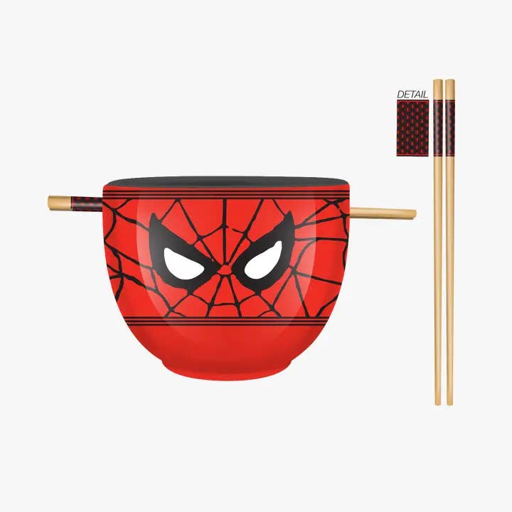 Silver Buffalo - Wholesale Bowl - Marvel Spiderman EYES 20oz Ceramic Ramen Bowl