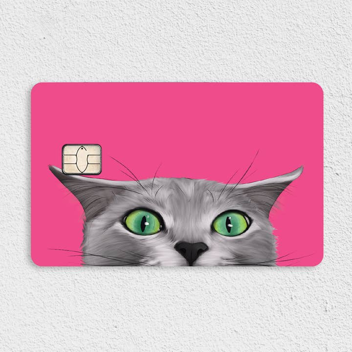 Feline Nervous Credit Card Skin for wholesale by Cat Loaf Studio