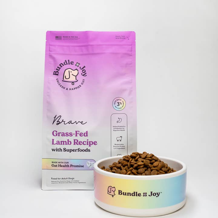 Bundle x Joy - Wholesale Pet Food - Dog - Brave Lamb Superfood Dog Food (Poultry-Free) 4lb