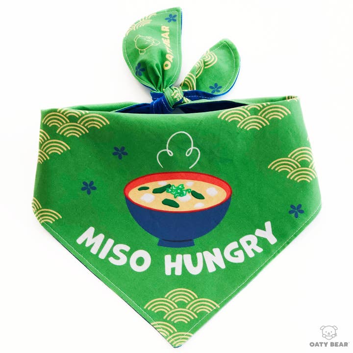 Oaty Bear: Cute Accessories for Cute Dogs – Engroshandel Bandana - Hund – Miso Hungry Hund Bandana6