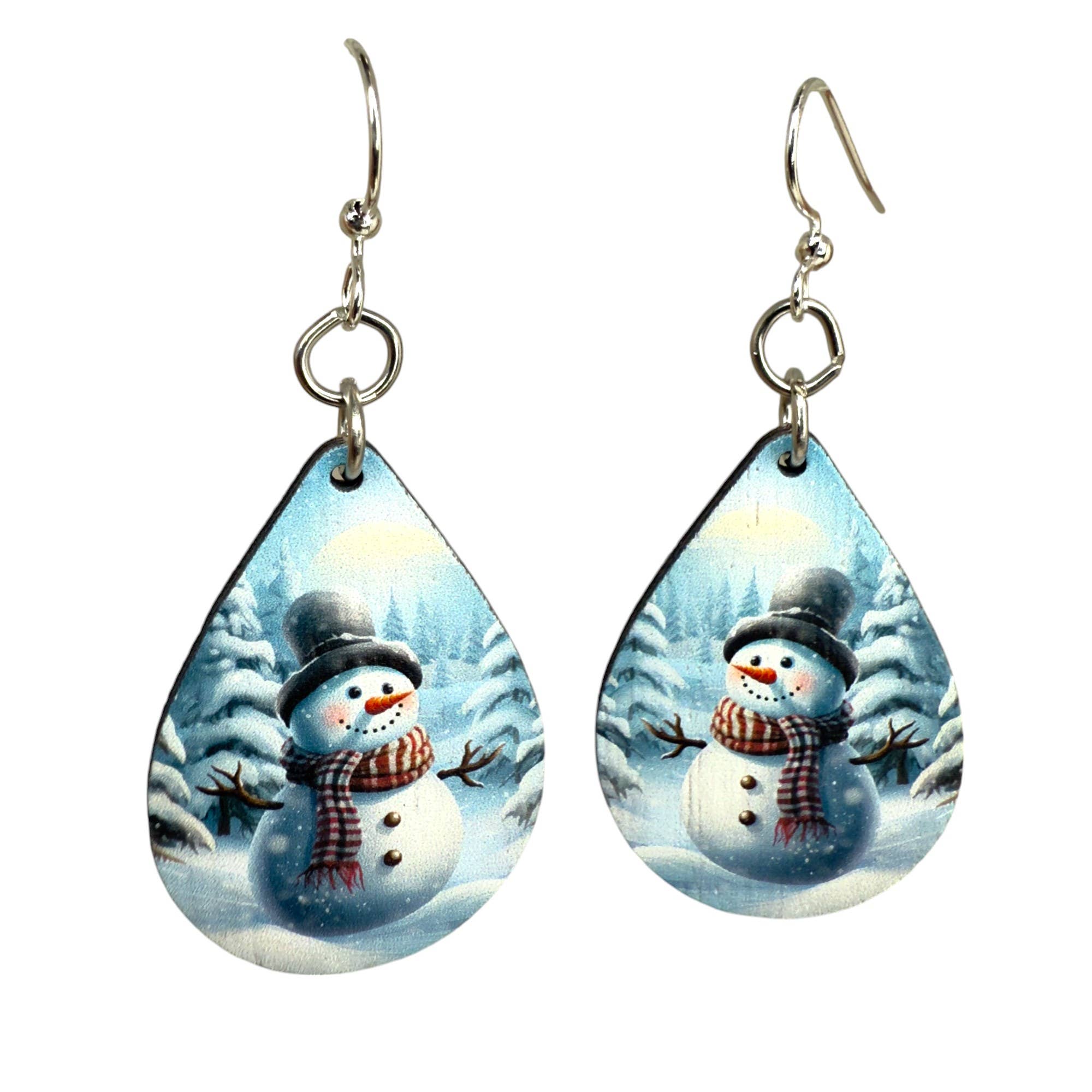 As Pictured Jolly Snowman Earrings #1828 for wholesale on Faire0