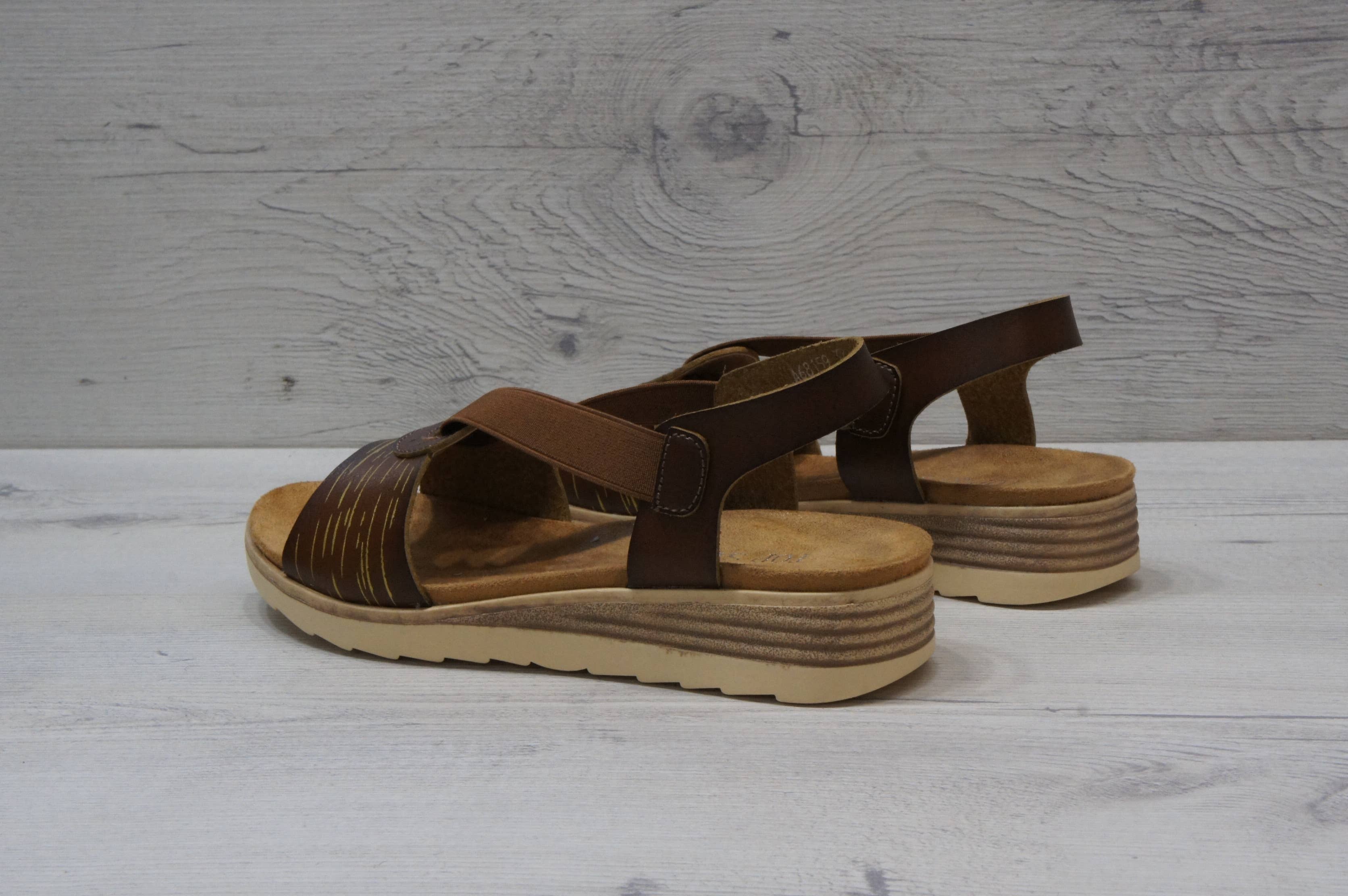 Top Staka – wholesale Sandals – Women's – A68159 Women's Plain Simple Circular Elastic Strap Sandals20