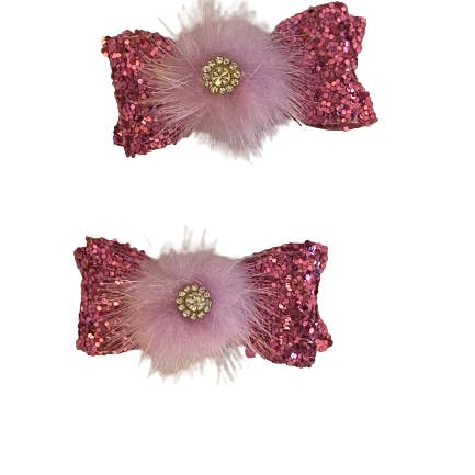 Bark Fifth Avenue - Wholesale Barrette - Women's - Glamoratzzi Pom Pom Hair Barrettes5