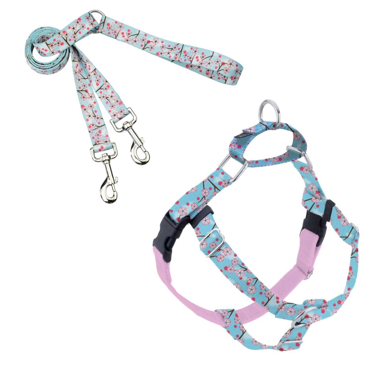 Falling Leaves Double Connection Leash - EarthStyle