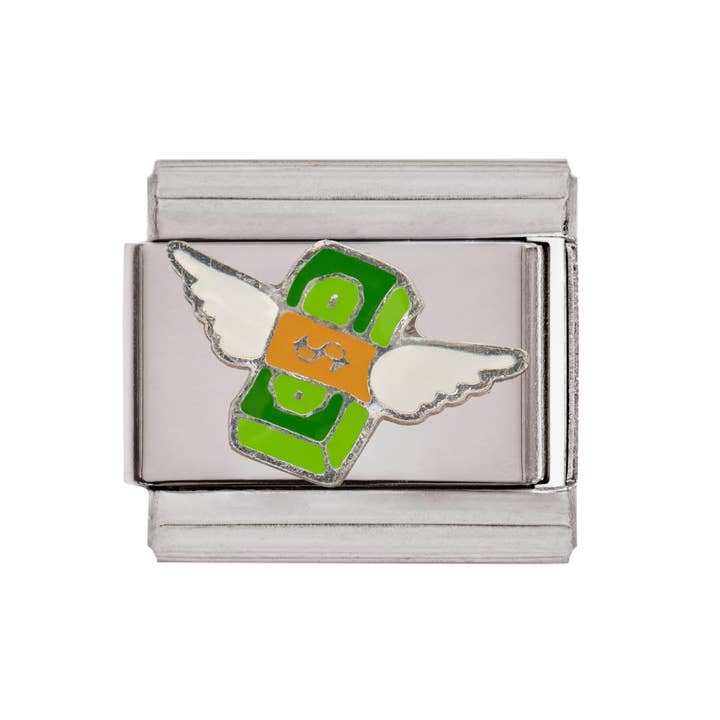 Flying Money Italian Charm for wholesale by Niche Charms