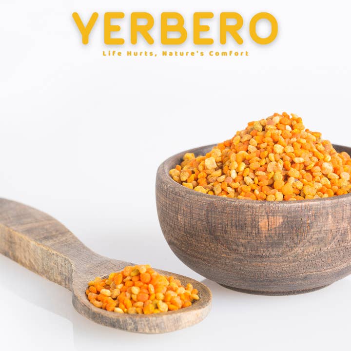 YERBERO - Wholesale Honey - Yerbero - Bulk Premium Bee Pollen Granules (Multiple Sizes) | 100% Natural Pure Raw Sweet Rich Flavor | Polen de Abeja Honey 100% Natural1
