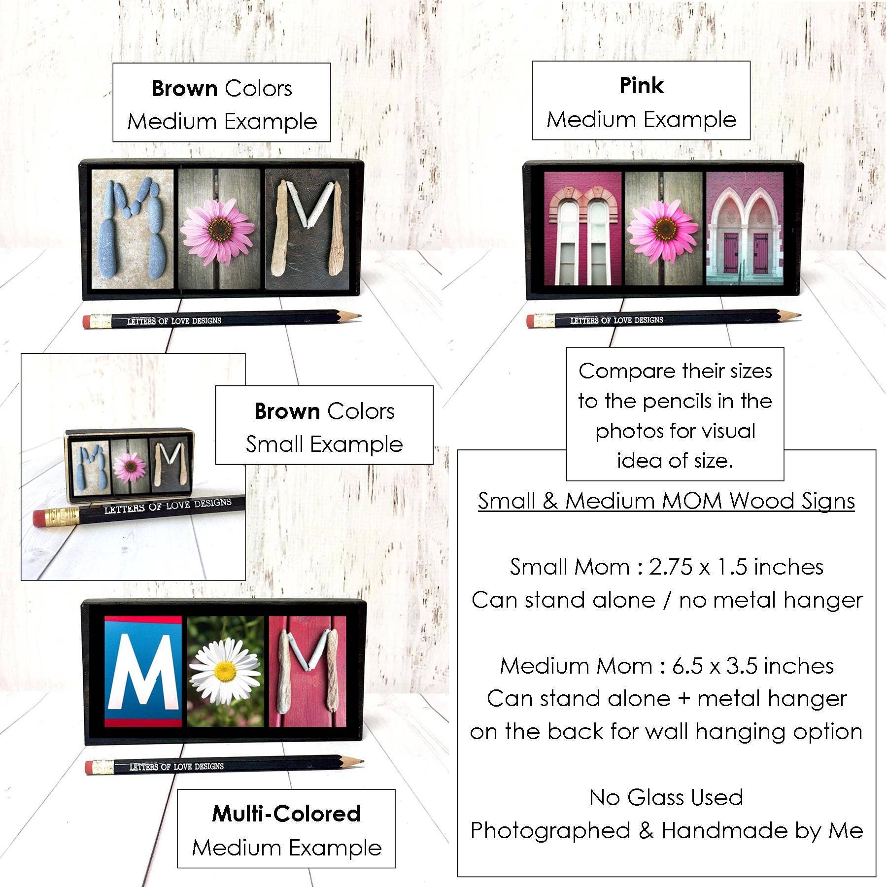 Letters Of Love Designs - Wholesale Sign - Mom Gift for Mom, Mothers Day Gift, Mom Sign, Mom Birthday 0