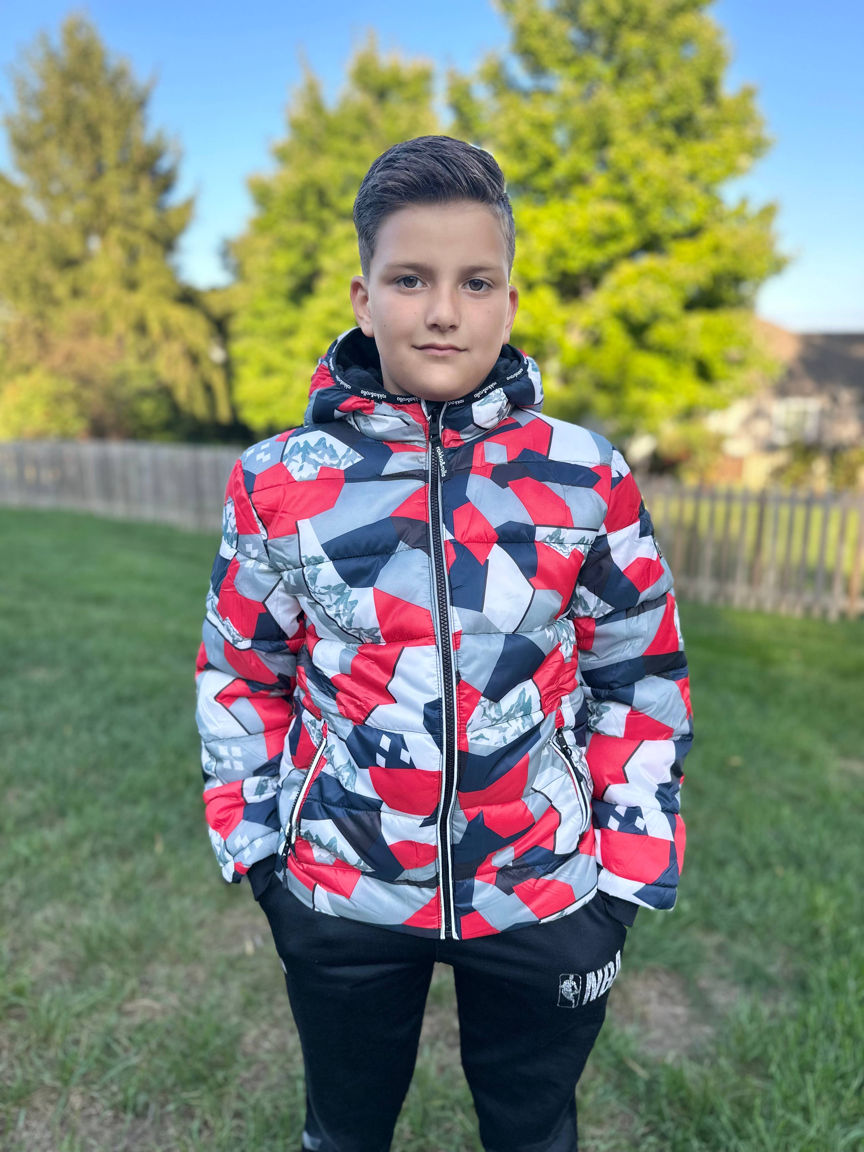 Rokka & Rolla - Wholesale Puffer Jacket - Kids - Boys' Heavy Winter Puffer Coat Bubble Jacket77