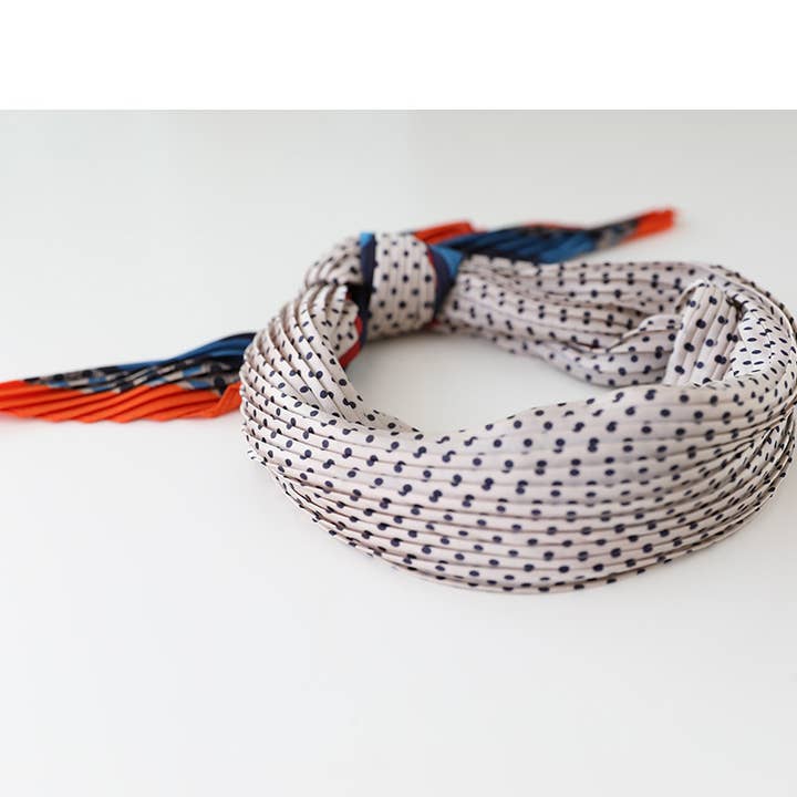 Pleated Scarfs for Women/Diamond-shaped scarf/Silk Hair Scarf/Bandana Headband/Bag Accessory/Silk head scarf/Gifts for her/Boho pleats for wholesale by SueSilkHK