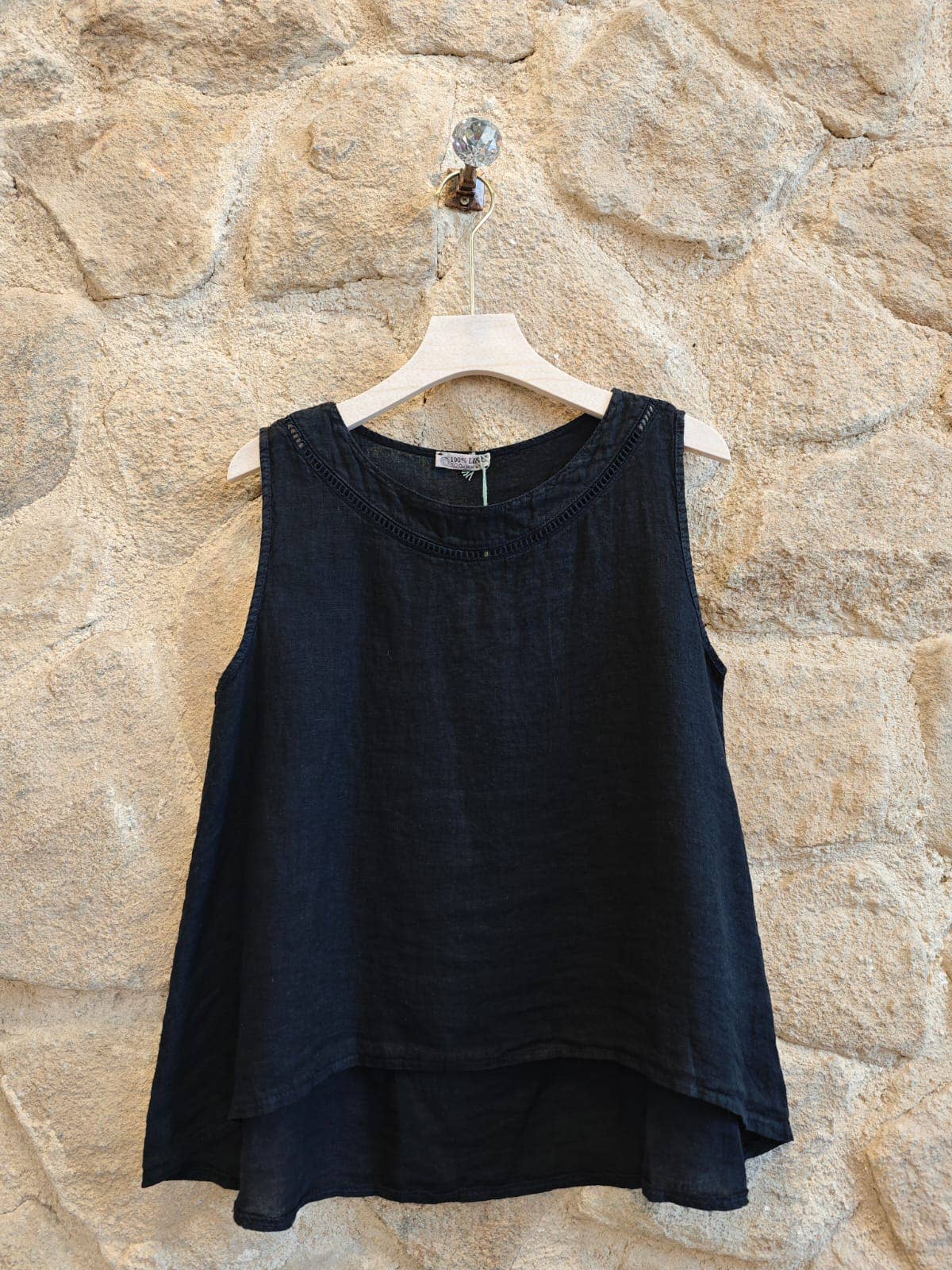 Linen & More - Wholesale T-Shirt - Women's - REF 17620 100% LINEN T-SHIRT0