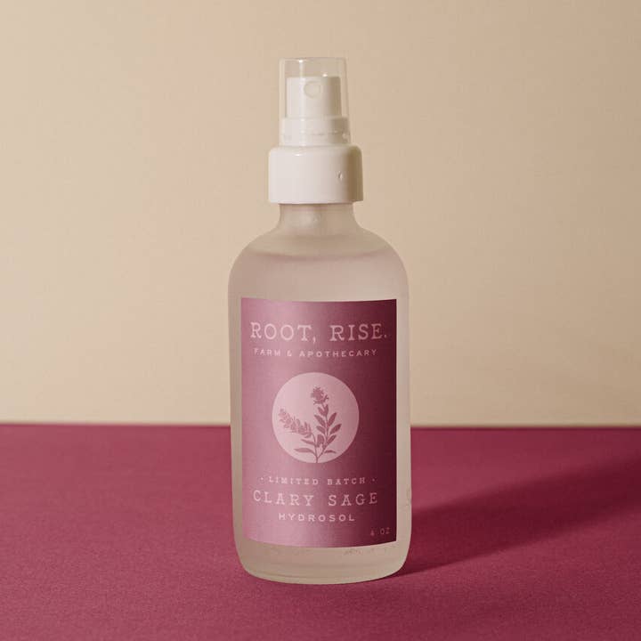 Root Rise Farm & Apothecary - Wholesale Face & Body Mist/Water - Clary Sage Hydrosol