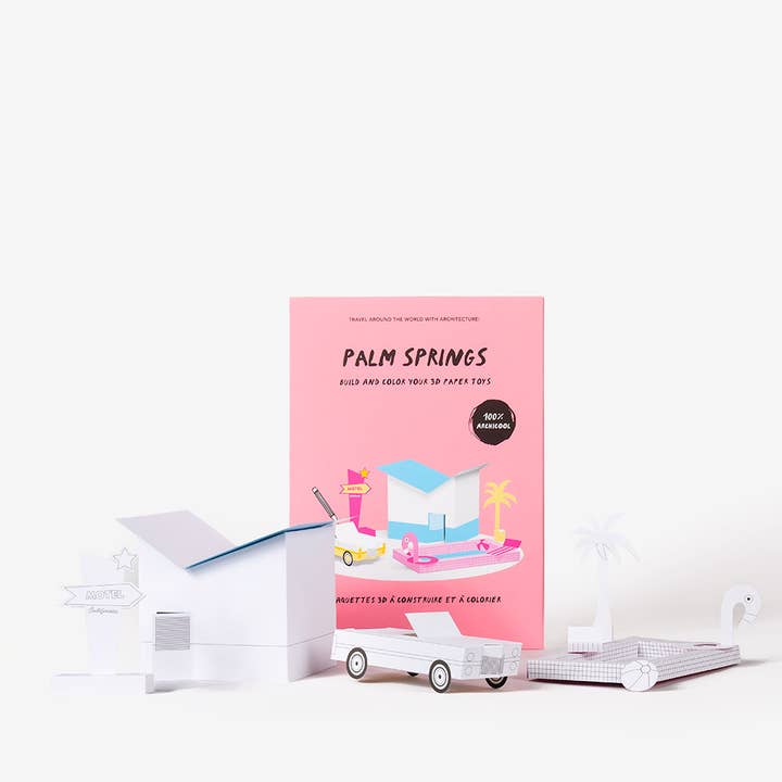 Cinqpoints – wholesale DIY craft kit – Christmas Paperart DIY Craft Gift to Build - Palm Springs1