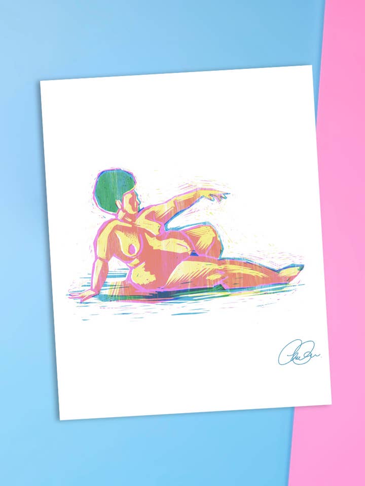 Yellow Yolanda Print for wholesale by Chub Rub