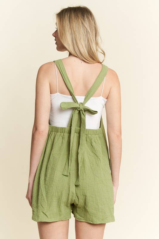 JADE BY JANE - Wholesale Romper - Women's - PLUS SIZE GAUZE SQUARE NECK WIDE LEG ROMPER3