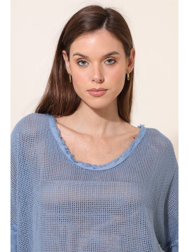 LINEN & COTTON HOUSE – Großhandel Bluse – Damen – TOP AUS BAUMWOLLSTRICK 23911 100 % BAUMWOLLE7