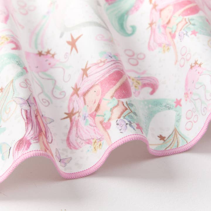 LESIMO - Wholesale Hooded Towel - Kids & Baby - 【New Edition】Sand Free Kids Hooded Towel - Mermaid Melody3