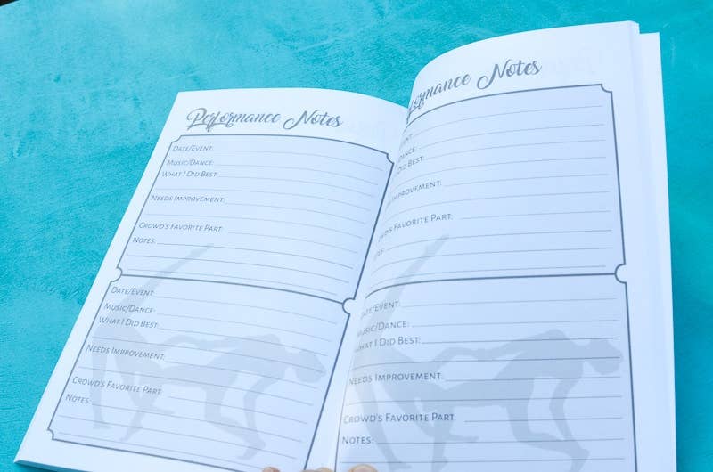 Circus Unicorn Shop - Vente Journal intime - Le journal du danseur10