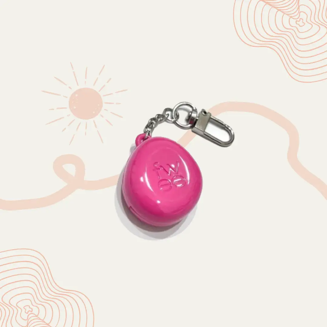 Sol Beauty Lab - Vente Porte-clés – femme - Porte-clés Fwee Pudding Pot - Couleur rose vif3