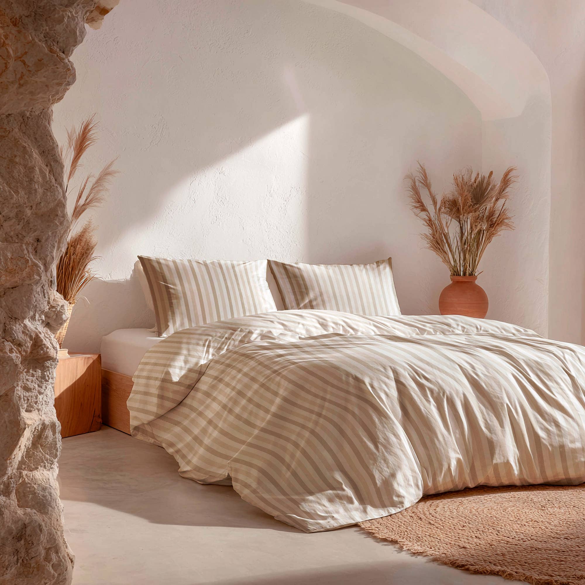 GAMUSI - Vendita all'ingrosso Copripiumini - Set copripiumino 100% cotone morbido 2/3 pezzi NUVIA21