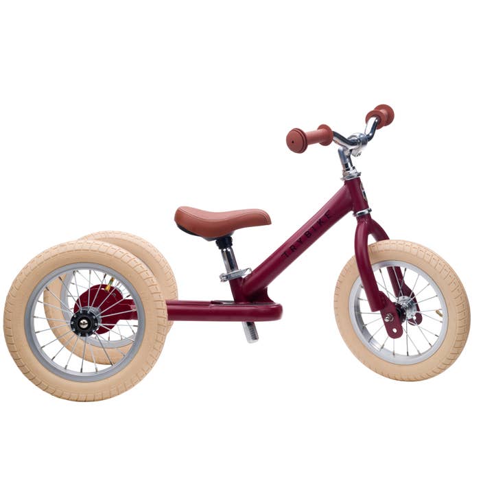 Hippychick - Wholesale Bike/Scooter - Kids - Trybike - Matte 2 In 1 Balance Trike - Vintage Red