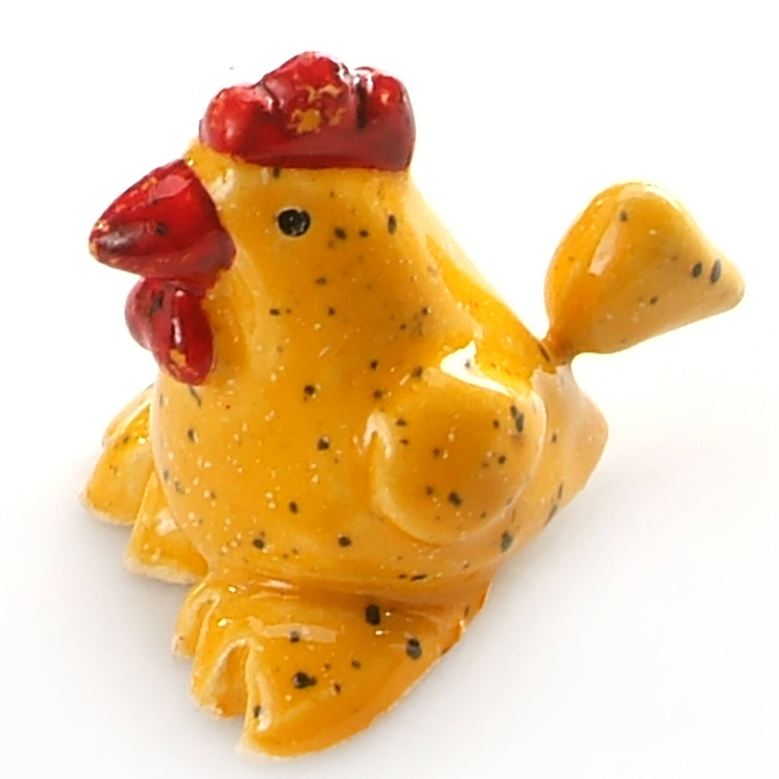Enigma Supplies – Engroshandel Pyntefigur – Mini Cute Cockerel keramisk figur | Leveres tilfældigt3