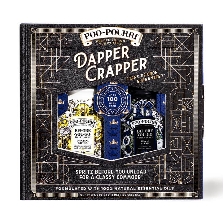 Poo~Pourri Dapper Crapper Gift Set 2 pack 2 oz for wholesale by ~Pourri