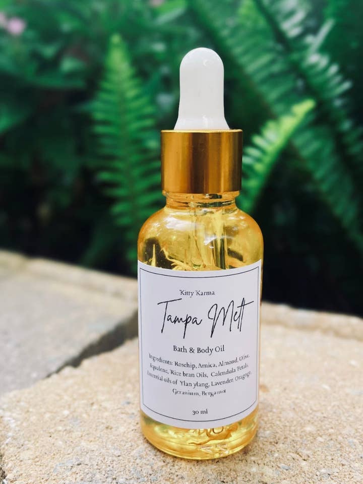 Tampa Melt Therapeutisches Massageöl für den Großhandel von Kitty Karma