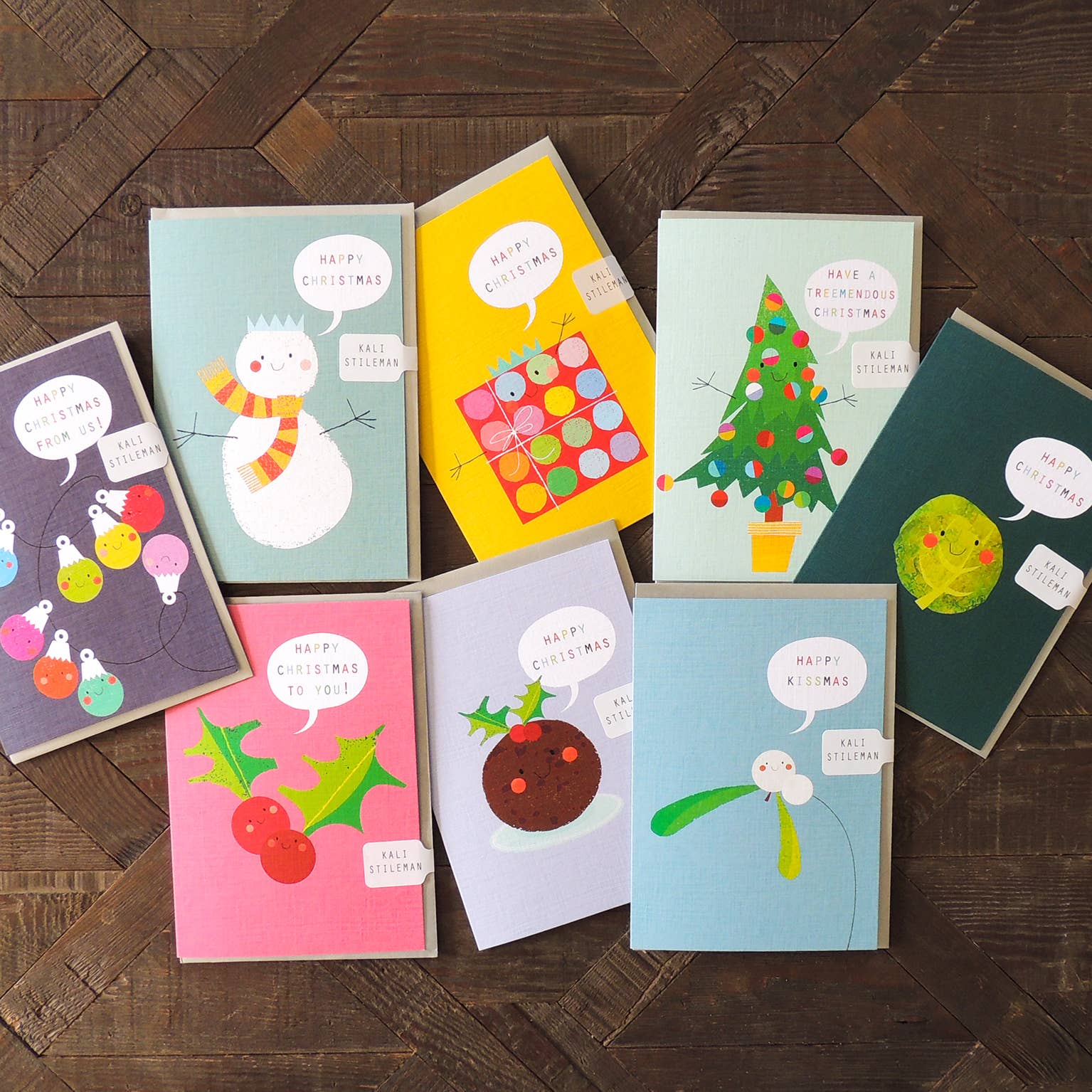 Kali Stileman Publishing - Wholesale Christmas Card - CH03 Christmas Tree Greetings Card2