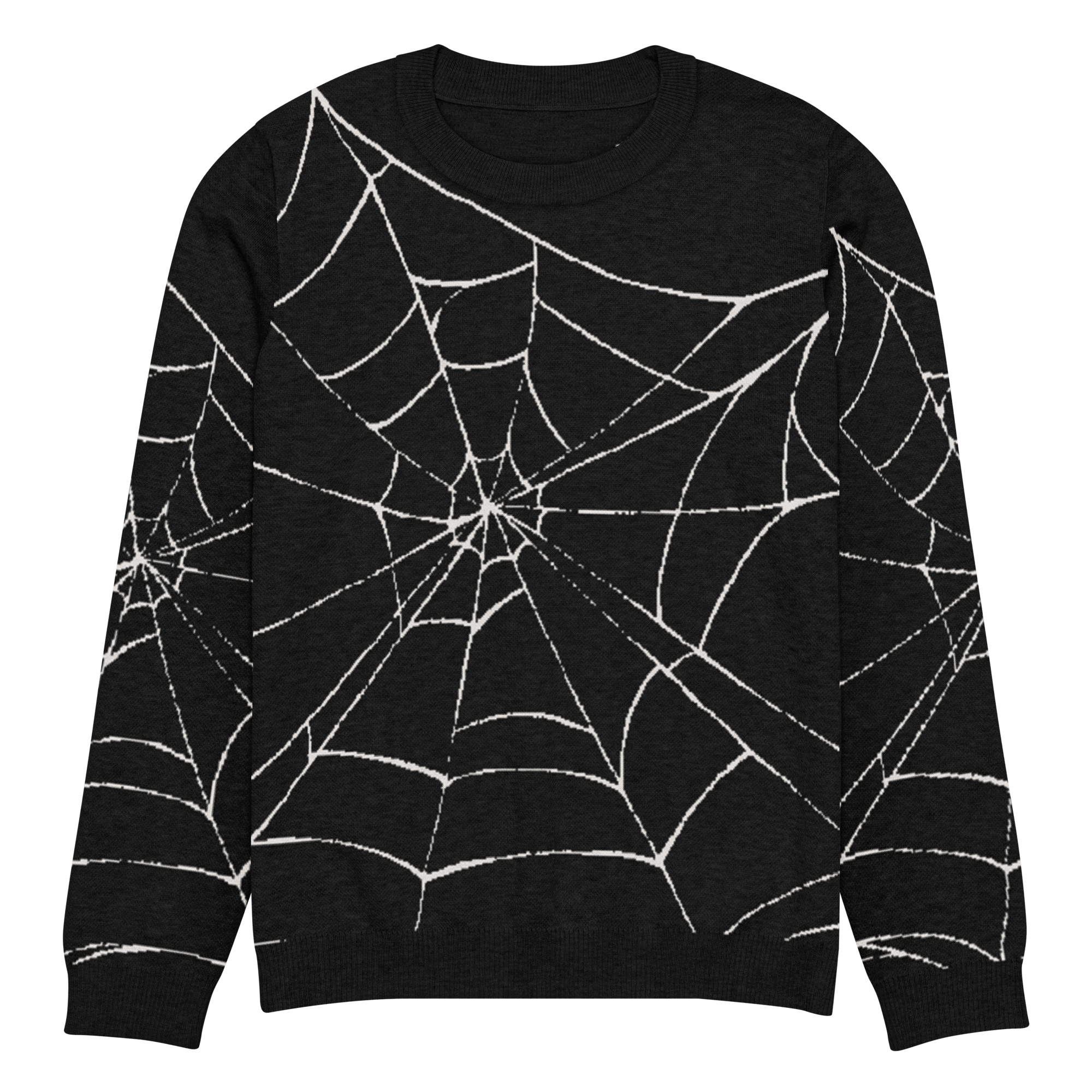 Goth Cloth Co. - Wholesale Knit Sweater - Unisex - Webs We Weave Knit Crew Neck Sweater6
