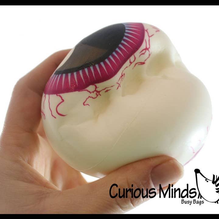 Curious Minds Toys - Wholesale Squishy Toy - Kids & Baby - 1 Large Eye Slow Rise Squishy Foam Stress Ball - Sensory,7