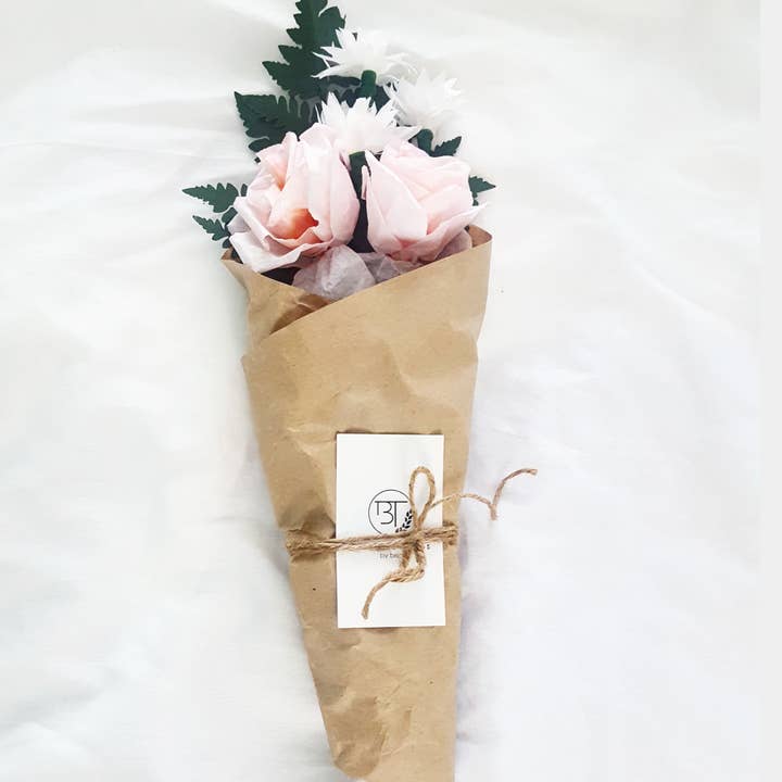 Small Handmade Paper Gift Bouquet for wholesale by Beautiful Things By Bec