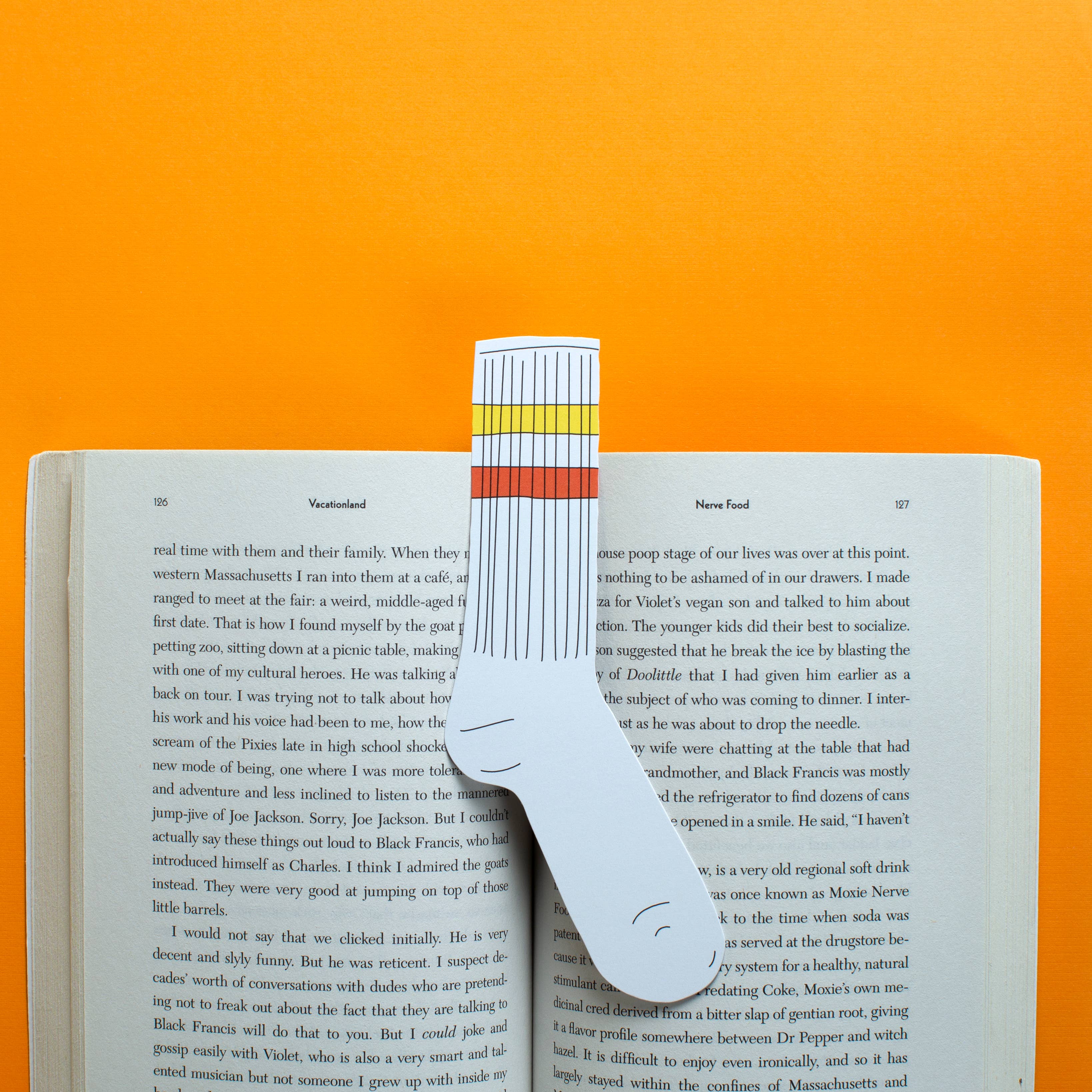 Humdrum Paper - Wholesale Bookmark - Sock Bookmark (it's die cut!)1