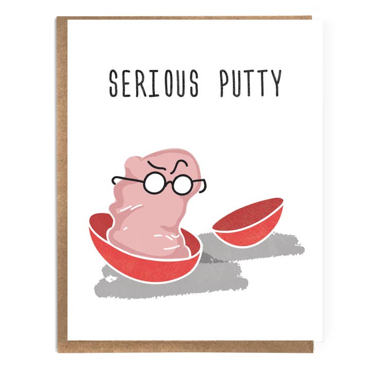 A Zillion Dollars - Wholesale Everyday Greeting Card - Serious Putty; Fun Card for Serious or Silly Person; Funny S