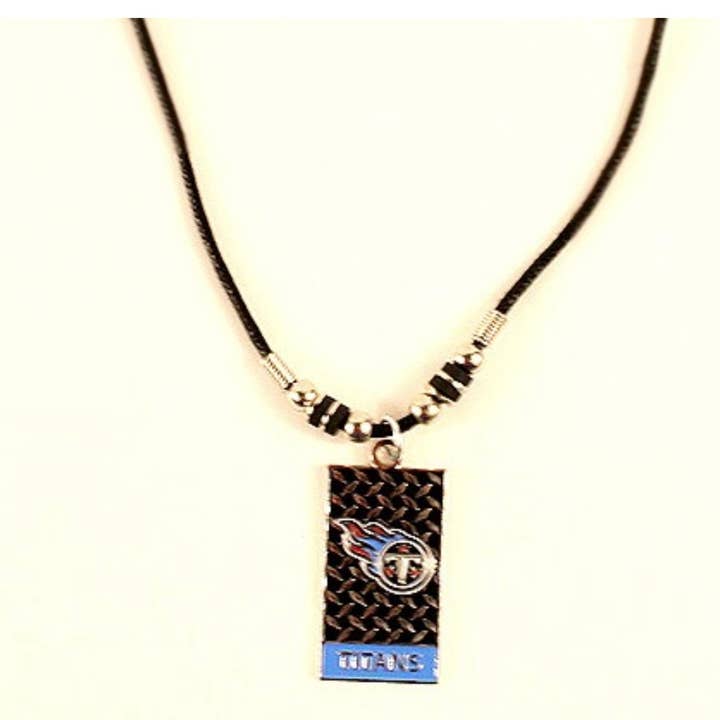 Diamond Plate Styles Necklaces- Tennessee Titans for wholesale by St. Louis Wholesale LLC