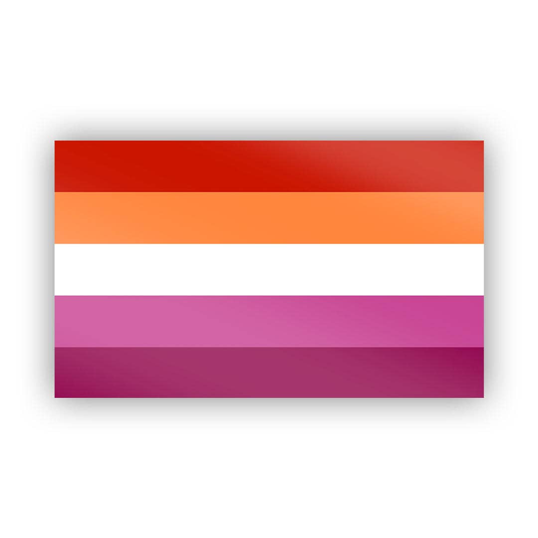 Flags For Good - Wholesale Sticker - Lesbian Pride Sticker1