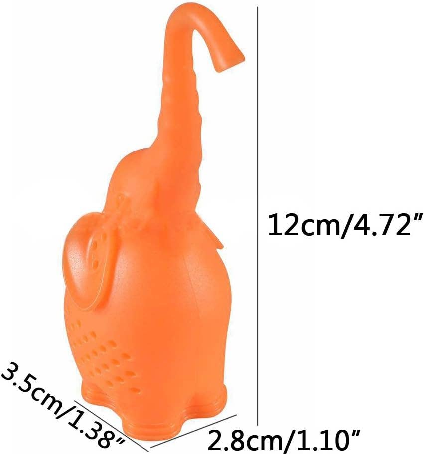 Magnifique Hearts - Wholesale Tea Strainer/Infuser - Elephant Silicone Tea Infuser, BPA-Free & Fun to Brew3